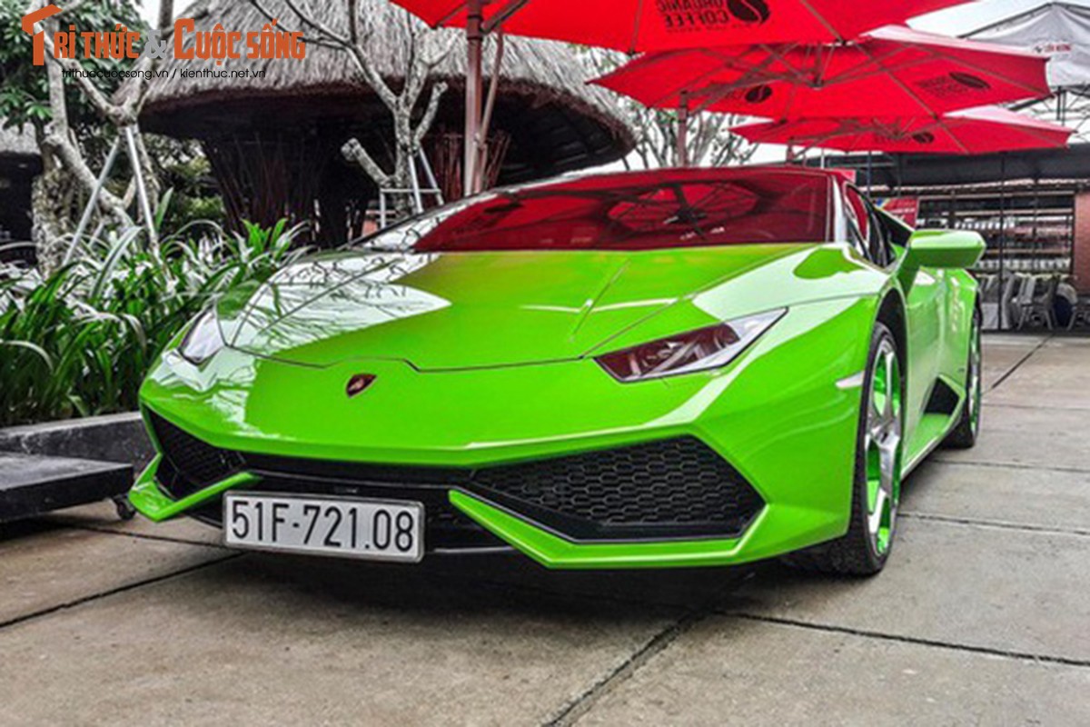 Sieu xe Lamborghini Huracan 13 ty ve Quang Binh 